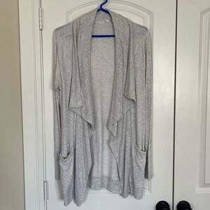 Athleta Women’s Grey Cardigan Studio Magnetic Wrap S